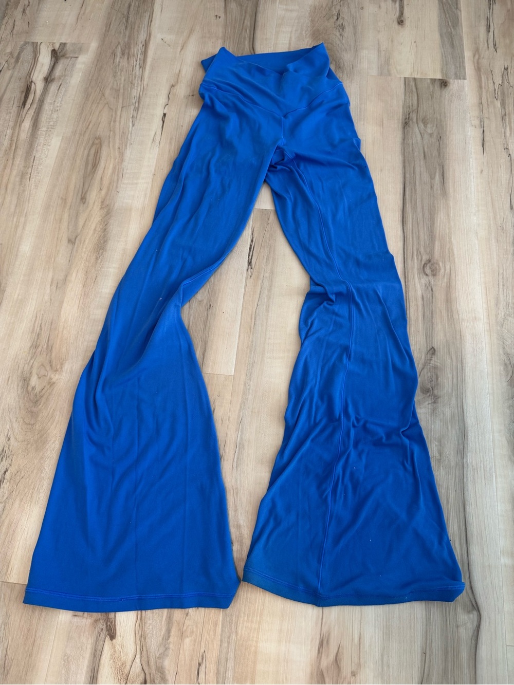 Women's High-Waist Aerie Flare Leggings in Royal Blue